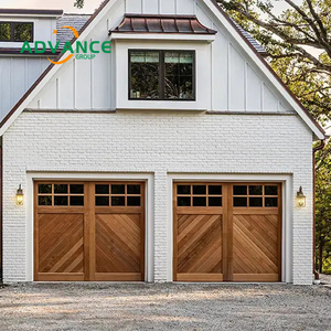 Advance Factory Direct Remote-control Custom Solid Wood Garage Doors Free <strong>3D</strong> <strong>Design</strong> <strong>Rendering</strong> Service - Product Image 6