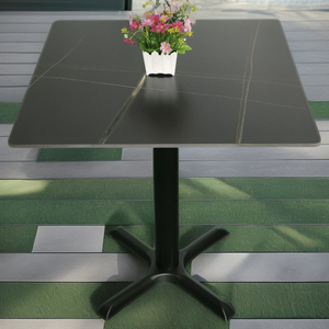 Đồ Nội Thất Ngoài Trời Vuông Carbon Thép Bàn Cà Phê Vườn <span class=keywords><strong>Patio</strong></span> Bảng Cho Trang Trại Bistro Bar Nhà Hàng Bàn Ăn - Product Image 5