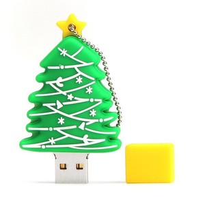 USB флэш-накопитель USB от китайского завода вся емкость Рождественский чулок ПВХ флэш-память - Product Image 3