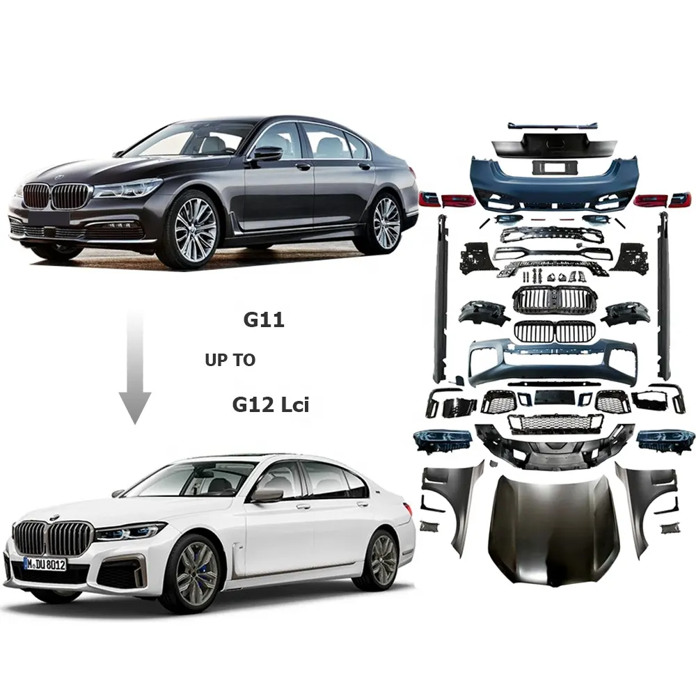 Parti all'ingrosso Bodykit Kit completo corpo aggiornamento modificato M760 PP Auto per BMW serie 7 G11 G12 paraurti anteriore 730i 7