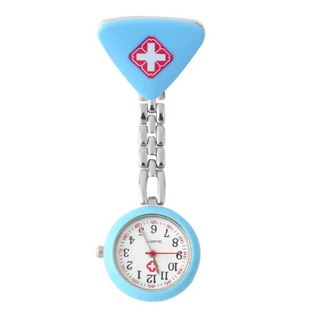 Orologi da tasca al quarzo analogici economici più venduti in cina che appendono l'orologio da infermiera con spilla reloj medica