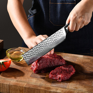 سكين تقطيع فولاذية دمشقية 67 طبقة VG10 ، فولاذ مقاوم للصدأ منزلي ، سكين طاه ياباني مع صندوق ملون للتعبئة - Product Image 3