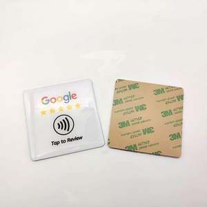 Follow Us on Instagram Facebook Google NFC Card Sticker Tap Scan QR <strong>Code</strong> Nfc213 215 216 Table Tag Sticker - Product Image 6