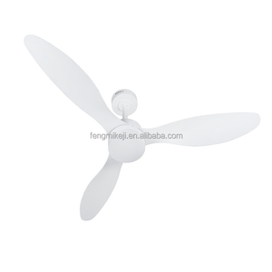 安静的52英寸小吊扇，带发光二极管灯和4h定时器 - Product Image 2