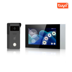 Trudian 1080P Hd Wifi Ip65 resistente al agua conectar TUYA APP sistemas de intercomunicación de pantalla táctil personalizados para el kit de sistema de seguridad del hogar - Product Image 1