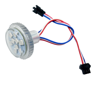 Водонепроницаемый SM16703 UCS1903 WS2811 RGB SPI 44 мм 9 пикселей программируемые светодиодные пиксельные огни красный и белый излучающие для ландшафта и сада - Product Image 2