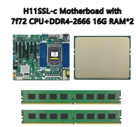 H11SSL-C + 7F72 CPU x1Pcs