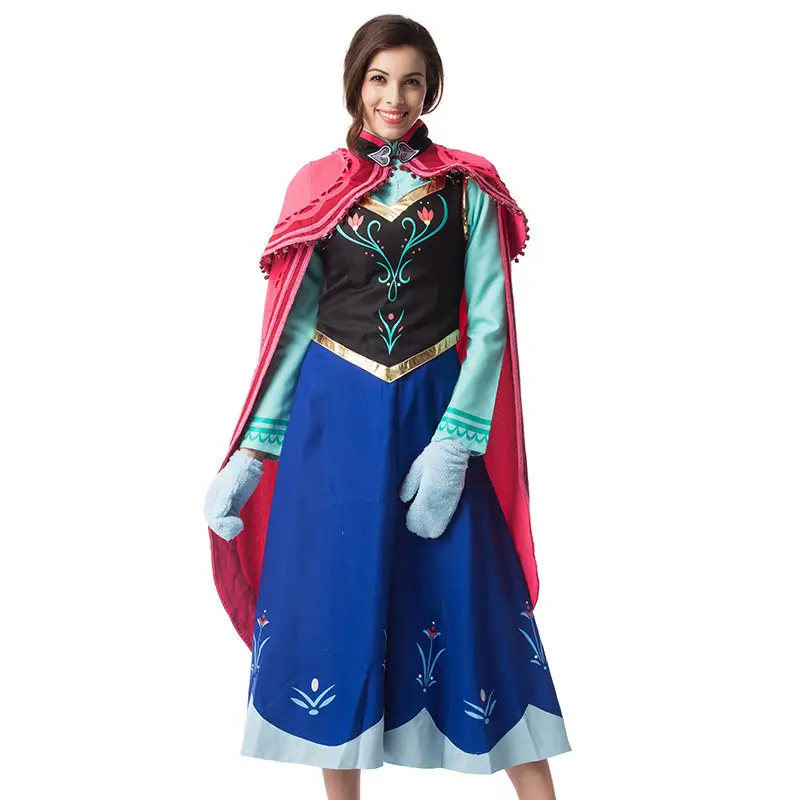 Adulto Cosplay Sexy Dancer Princess Fancy Girl Party Dresses Belle Snow White Anna Witch Costume di Halloween