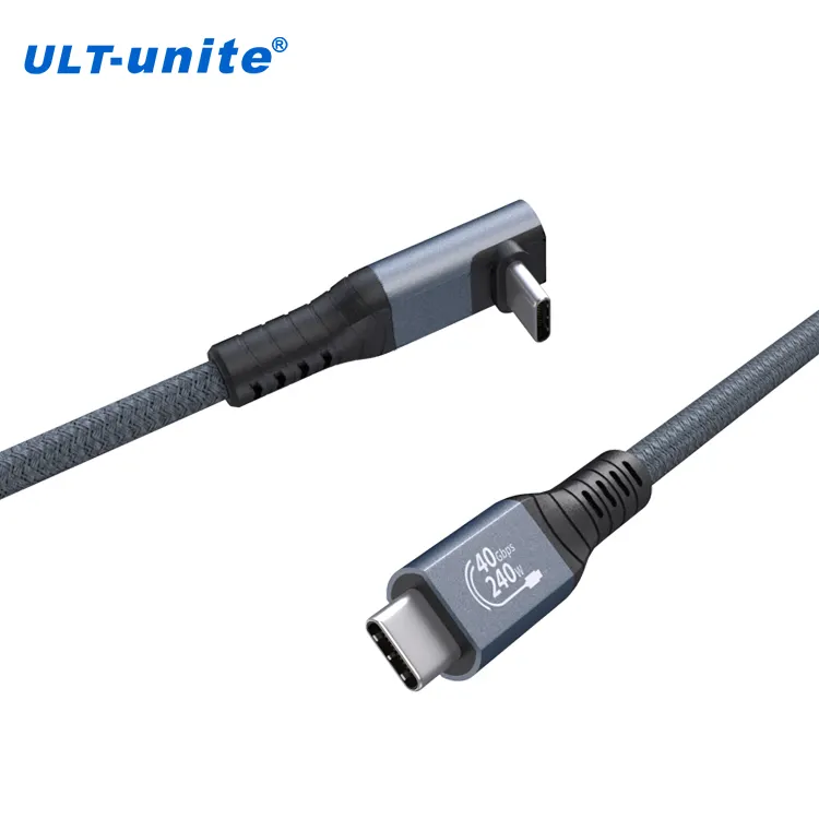 Ut-unite Новое поступление usb4 Gen3 Type C кабель Type C совместимый Thunder 4 Thunder 3 40 Гбит/с PD 3,0 3,1 100 Вт 240 Вт usb4 кабель fa