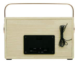 ลำโพงไม้ย้อนยุคสำหรับลำโพงบลูทูธ USB/TF เล่น MP3วิทยุ FM ควบคุมระยะไกลสำหรับโฮมเธียเตอร์เครื่องใช้ไฟฟ้าไร้สาย - Product Image 3