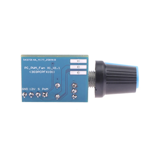 Controlador de velocidad del ventilador de un solo canal de 12V CC, controlador de velocidad PWM, Control de Motor de 25KHZ con potenciómetro giratorio para ajustar 4 pines - Product Image 4