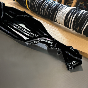 Cordón de 100% algodón personalizado de fábrica CQ, banda elástica de macramé trenzada de poliéster redonda suave para bolsas de ropa