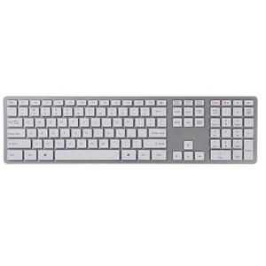 Venta al por mayor de fábrica, teclado inalámbrico de 2,4G, teclado de tamaño completo, teclado de uso de oficina con teclado numérico para computadora, escritorio, PC, computadora portátil