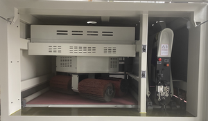 HICAS Wide <strong>Belt</strong> <strong>Sanding</strong> Polish Stainless Steel Sheet <strong>Metal</strong> Deburring <strong>Machine</strong> with Full Automatic