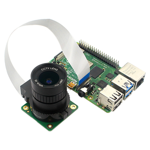 6mm lente gran angular para Raspberry Pi IMX477 Sensor ajustable foco trasero cámara de alta calidad