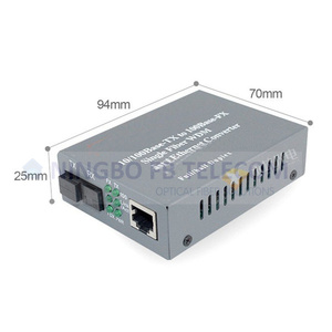 10g高速光纤千兆以太网1 SC迷你Netlink媒体转换器rj45至光纤10/100/1000单模 - Product Image 3