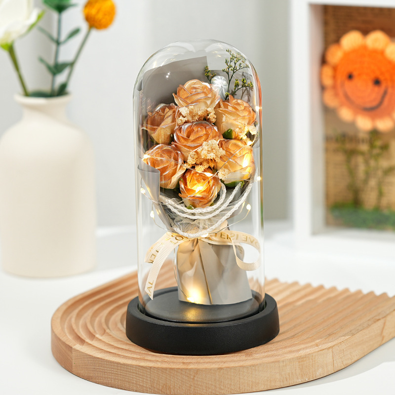 medium cover-hood cabpuccino 7 light string gift box-glass cover