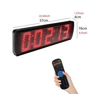 YIZHI GS5T-5R portatile 5 "orologio da corsa a LED 12/24 ore conto alla rovescia Timer digitale per eventi di corsa di nuoto - Product Image 2