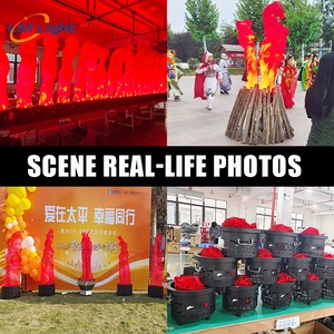 LM Factory Wholesale 30/50cm Artificial Led Silk <strong>Flame</strong> Light for Stgae Party Remote Control Fake Fire Effect Lamp <strong>Flame</strong> Machine - Product Image 3