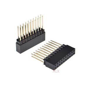2x10ピン2列ストレート女性ピンヘッド2.54MMピッチピン長12MMストリップコネクタソケット2*10 20ピン2x10ピンpc104 - Product Image 2