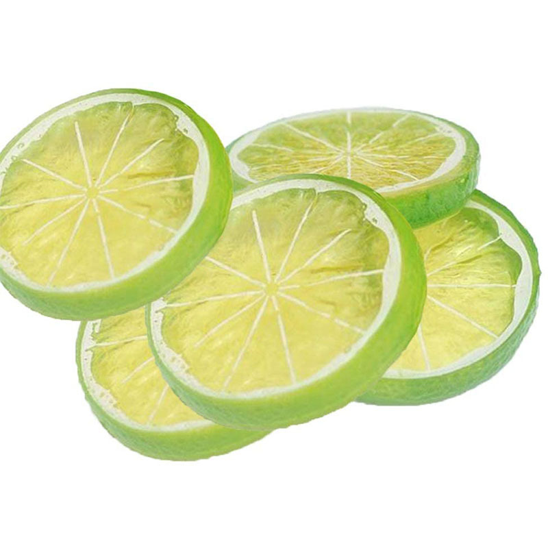 Rodajas de limón verde