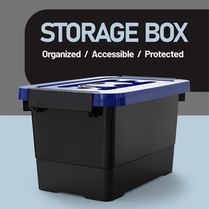 プラスチック製収納ボックス透明多機能雑貨収納ボックス収納ボックスビン - Product Image 4