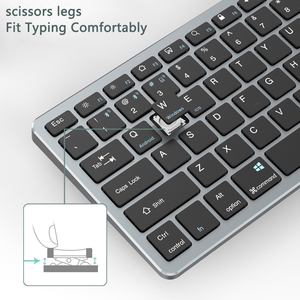 Wireless Dual Mode <strong>Keyboard</strong> Scissor Foot Design <strong>Keyboard</strong> <strong>Mouse</strong> Set 2.4G+<strong>Bluetooth</strong> Key <strong>Mouse</strong> Set <strong>Bluetooth</strong> <strong>Keyboard</strong> - Product Image 5