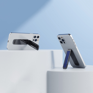 Tùy chỉnh Silicone dây đeo đàn hồi điện thoại di động Grip chất kết dính kim loại đứng mỏng điện thoại ngón tay Grip chủ - Product Image 2