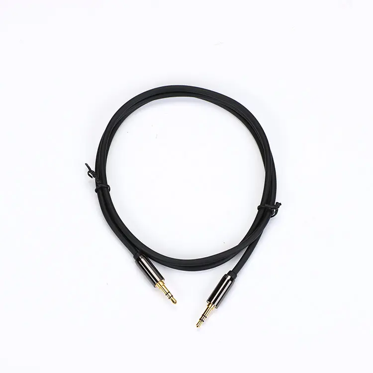 High quality wholesale price 3.5mm stereo audio cable to gold plated audio cable