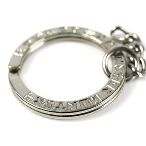 キーホルダーロゴキーリングパンチロゴKey_ringニッケルキーホルダープリントキーリングチェーン - Product Image 1
