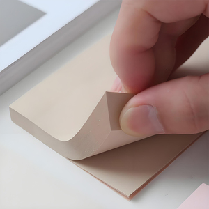 定制品牌不干胶纸书桌记事本印刷带有工作标志的促销帖子便笺 - Product Image 6