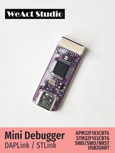 Weact STLink DAP Link ARM debugger TYPE-<strong>C</strong> microcontroller <strong>programming</strong> STM32F103CBT6 - Product Image 2