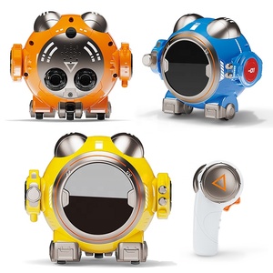 Elettronico Touch Sensitive programmazione Stunt Kid Dancing Robot intelligente RC telecomando Robot con luce di raffreddamento