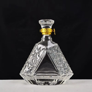 Chất lượng tốt nhất tinh thần chai thủy tinh Vodka Whisky Tequila Gin Brandy xo 750ml 700ml chai thủy tinh với nút chai - Product Image 1