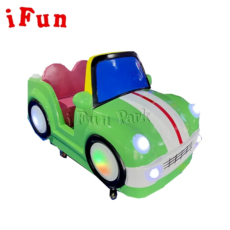 High Income Kids Indoor Game Arcade Kids Swing Car Kiddie Rides London Bus With Interactive Video Game