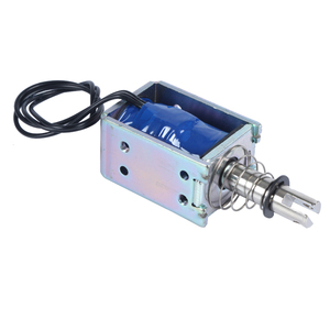 Landa sq0837 Mini DC 12V 24V đẩy kéo <span class=keywords><strong>solenoid</strong></span> tuyến tính mở khung <span class=keywords><strong>solenoid</strong></span> - Product Image 1