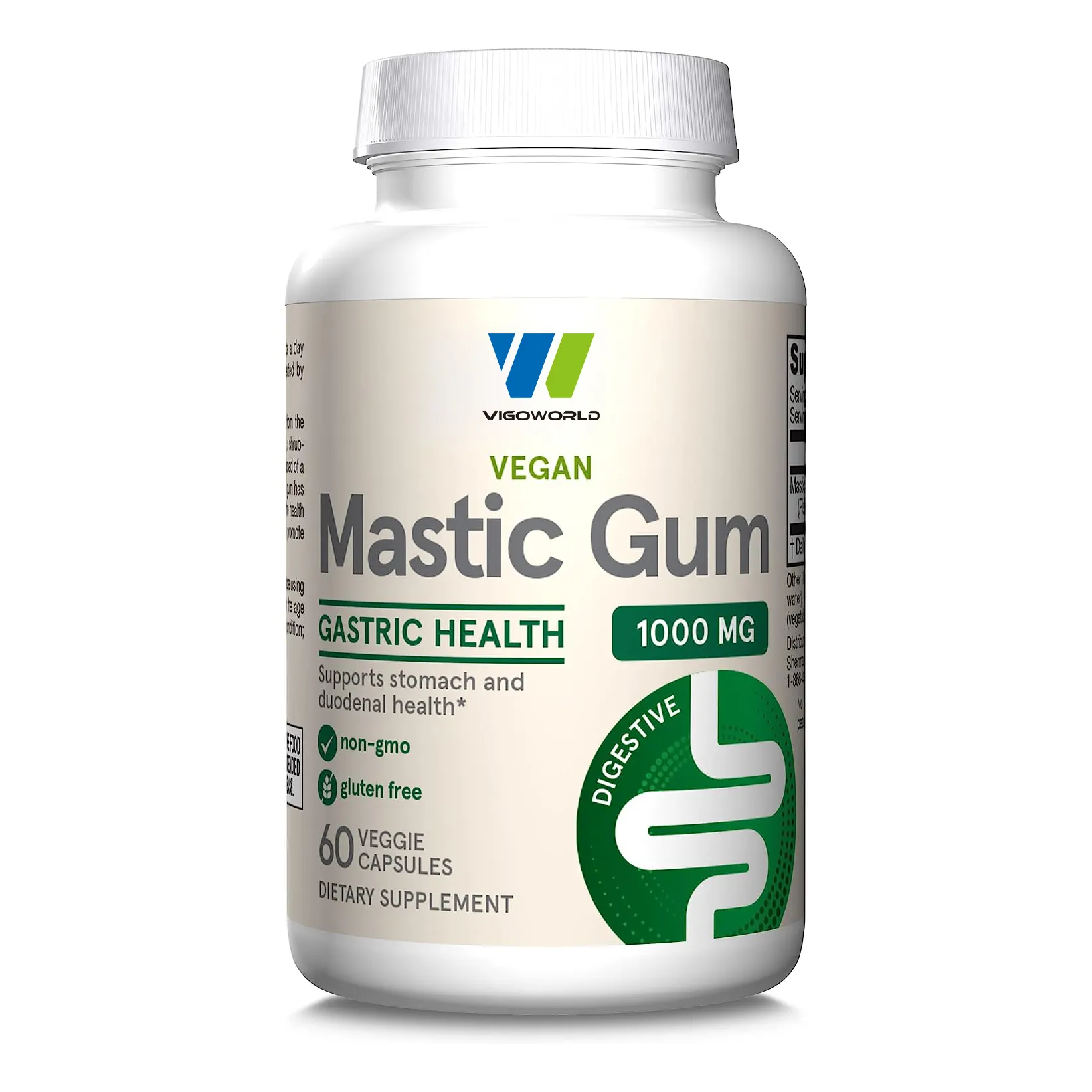 Fórmulas Mastic Gum Suplemento Dietético Cápsulas Vegetarianas para Apoio à Saúde Gastrointestinal genuínas chios mastic gum cápsulas