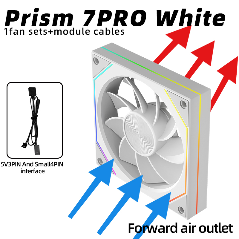 Ventilador extractor blanco