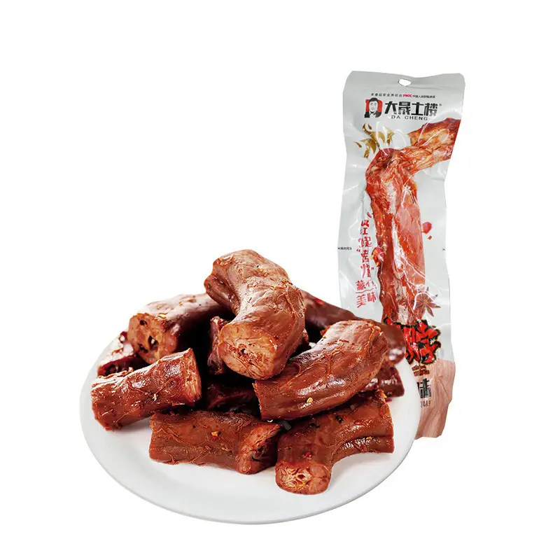 2021 Factory Price 45g/bag Delicious duck neck Crispy duck neck Mini spicy meat snack