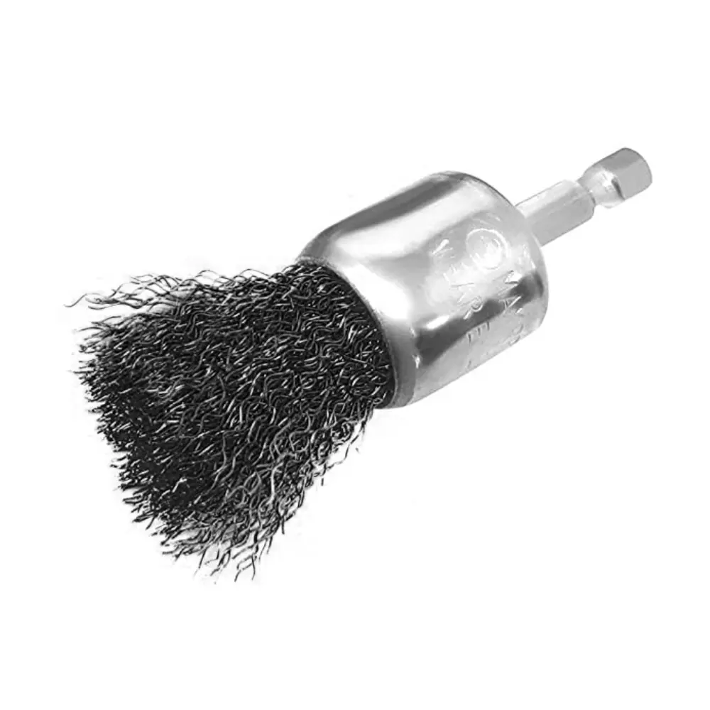 Wheel brush Removal steel For polishing and cleaning Wheel brush Curved wire Twist knot wire Shaft-mounted