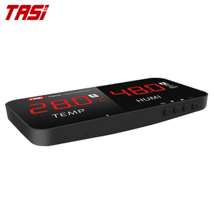 TASI TA623B Sensor de temperatura y humedad inteligente de pantalla grande, registro de datos y función de alarma para el hogar y la Oficina - Product Image 3