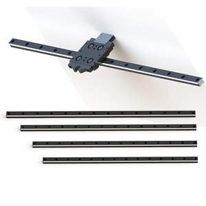 Precio competitivo Carril de guía lineal en forma de V Sistema de guía lineal curvo R100 R200 R250 R300 Carril de arco de 25 44 76mm