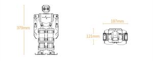 Zusammen gebaute Standard version Tonybot Humanoid Robot Programmier barer Roboter Smart Robot für Arduino