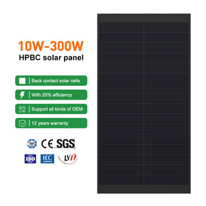 Hiệu quả cao n-loại <span class=keywords><strong>PV</strong></span> mô-đun Mini hpbc tế bào quang điện perc Monocrystalline <span class=keywords><strong>200W</strong></span> Mono nhỏ BC panel năng lượng mặt trời 18V 30W 50W 100W - Product Image 3