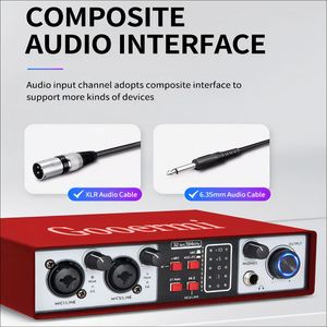 Interfaz de audio multifuncional Grabación USB para ventas al por mayor Interfaz de audio Estudio de grabación - Product Image 4