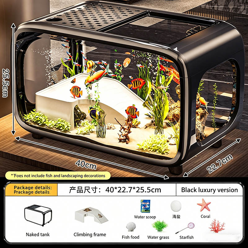 light luxury-landscape with climbing frame-black