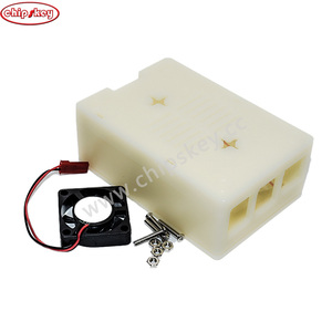 #44073白いラズベリーPi 4B +/4B,白い色ファンとICセンサーキットボックス付き - Product Image 2