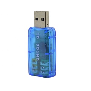 Горячая Распродажа мини внешняя звуковая карта USB 5,1 канальная Звуковая карта адаптер 3,5 мм микрофон наушники интерфейс для ПК компьютера - Product Image 1
