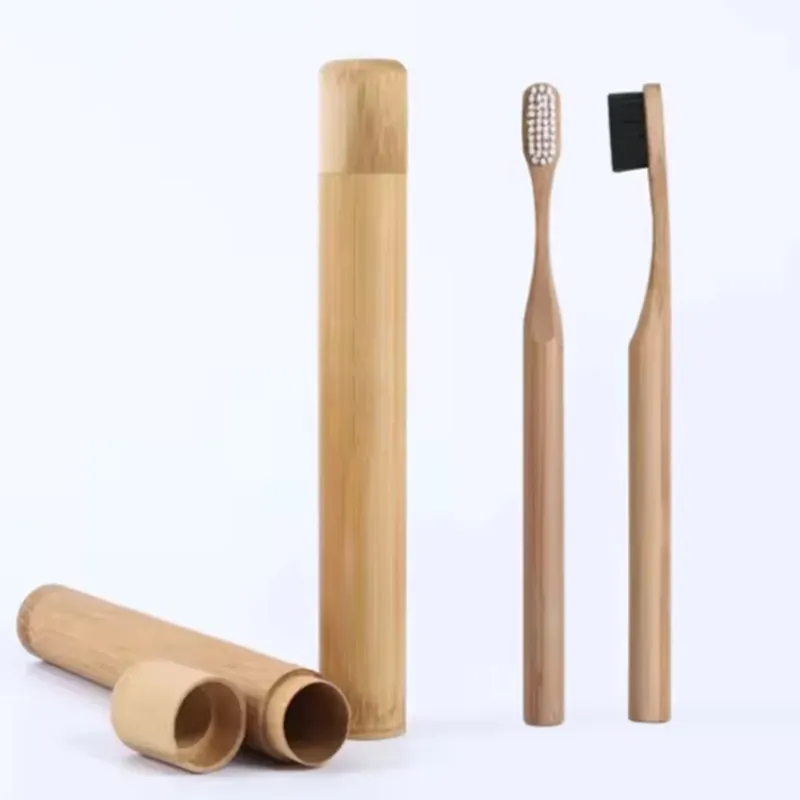 Travel Kit Eco friendly Bamboo Toothbrush Storage Case
