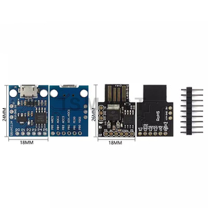 TINY85/ATTINY85 Digispark Kickstarter Micro Development Board ATTINY85 <strong>Module</strong> for IIC <strong>I2C</strong> USB Blue Black - Product Image 1
